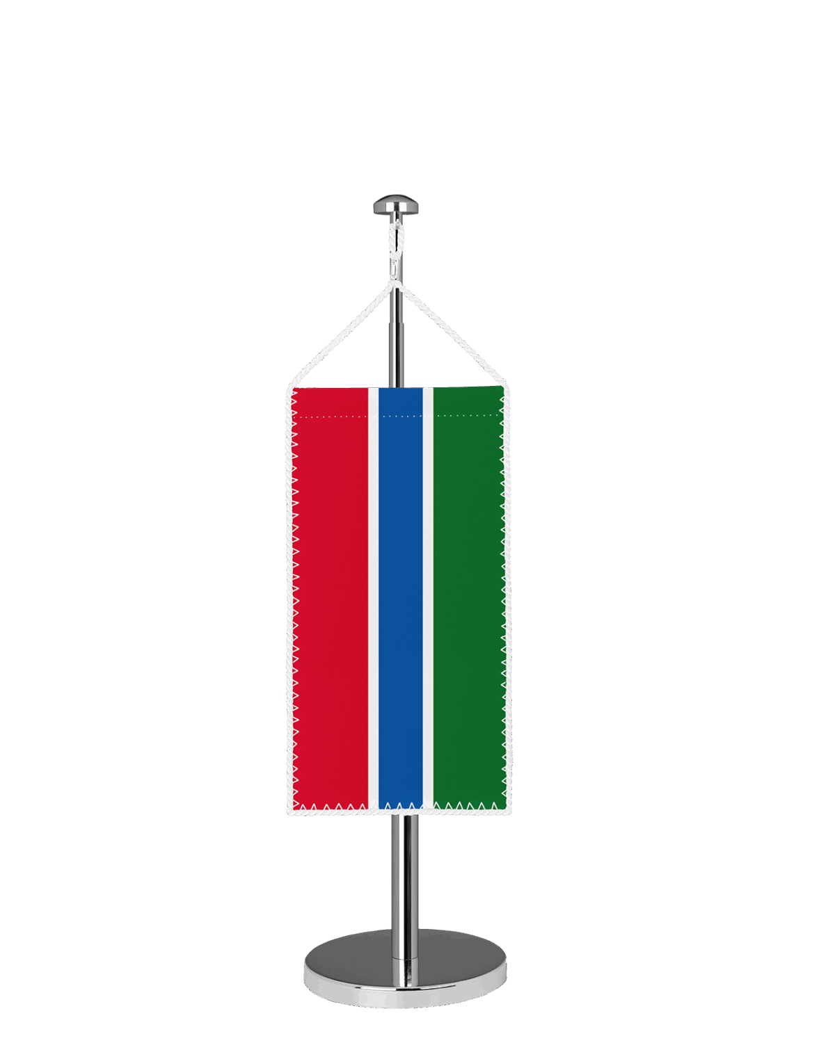 Gambia Tischbannerfahne
