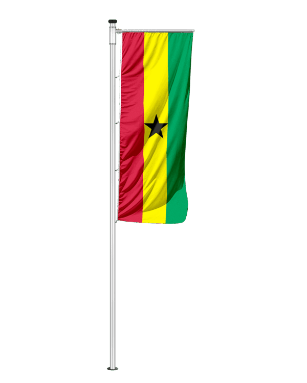 Ghana Auslegerfahne