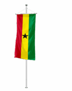 Ghana Bannerfahne