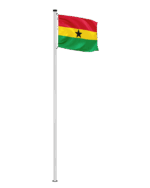 Ghana Hissfahne