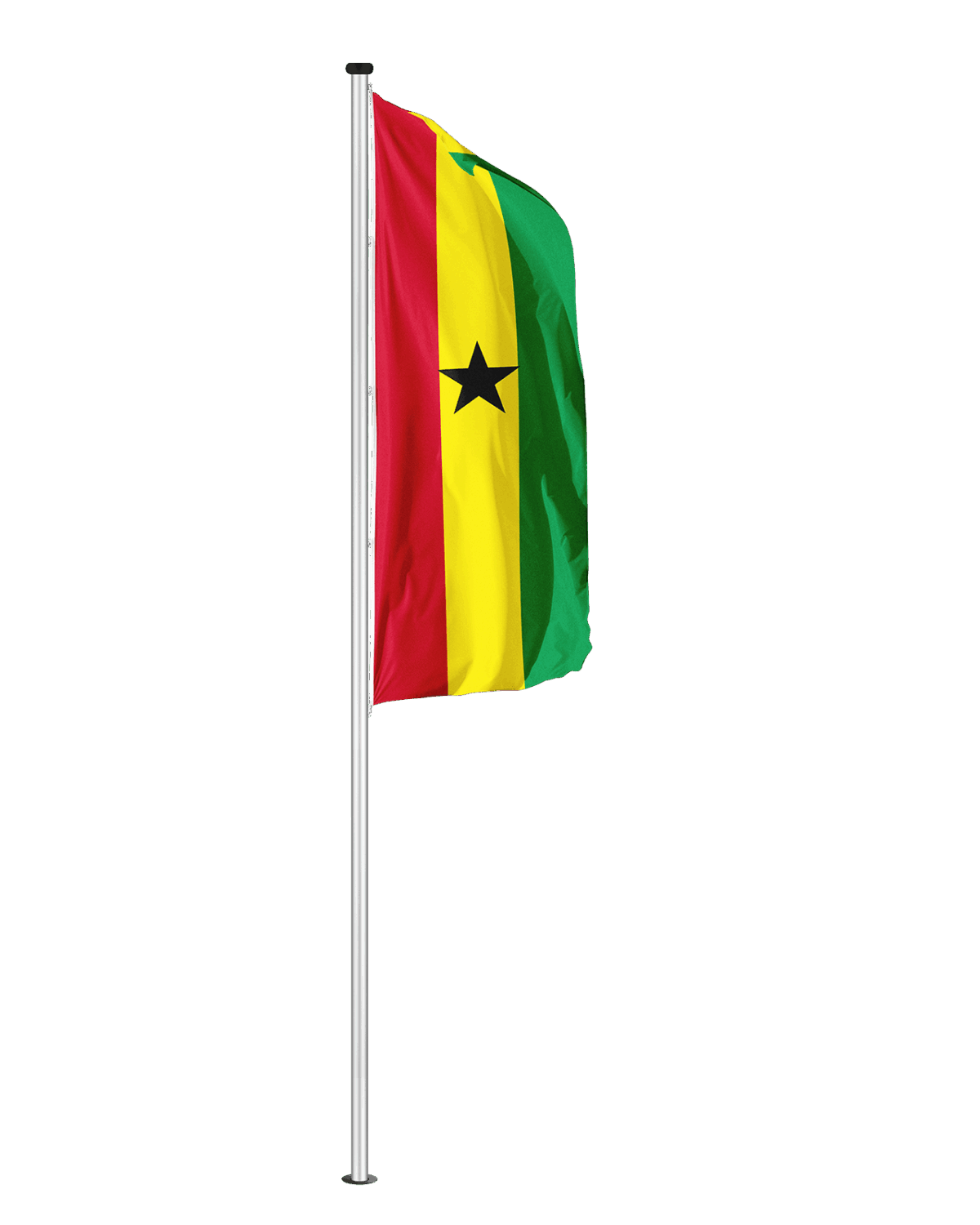 Ghana Hochformatfahne