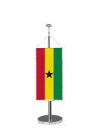 Ghana Tischbannerfahne