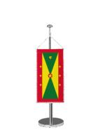 Grenada Tischbannerfahne