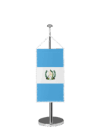 Guatemala Tischbannerfahne