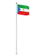 Guinea-Äquatorial Hissfahne