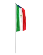 Guinea-Äquatorial Hochformatfahne