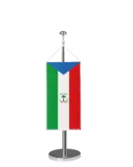 Guinea-Äquatorial Tischbannerfahne