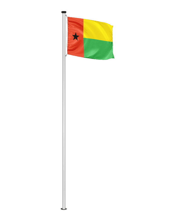 Guinea-Bissau Hissfahne