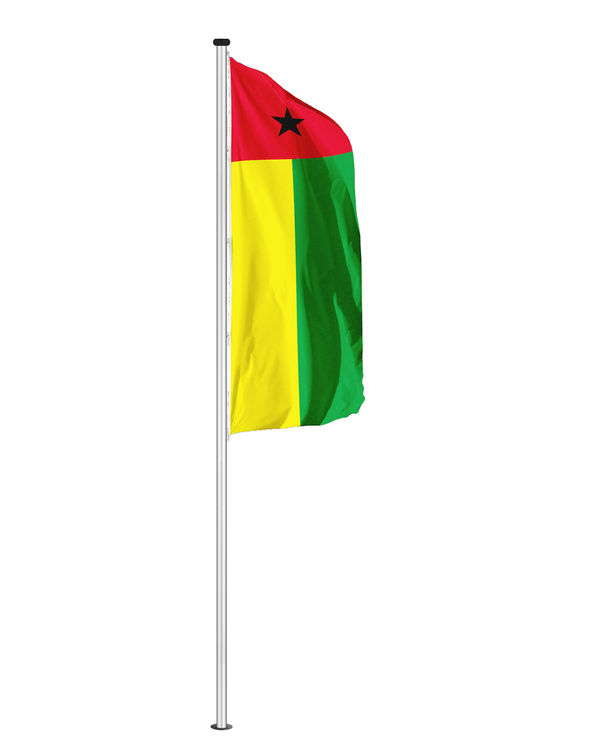 Guinea-Bissau Hochformatfahne