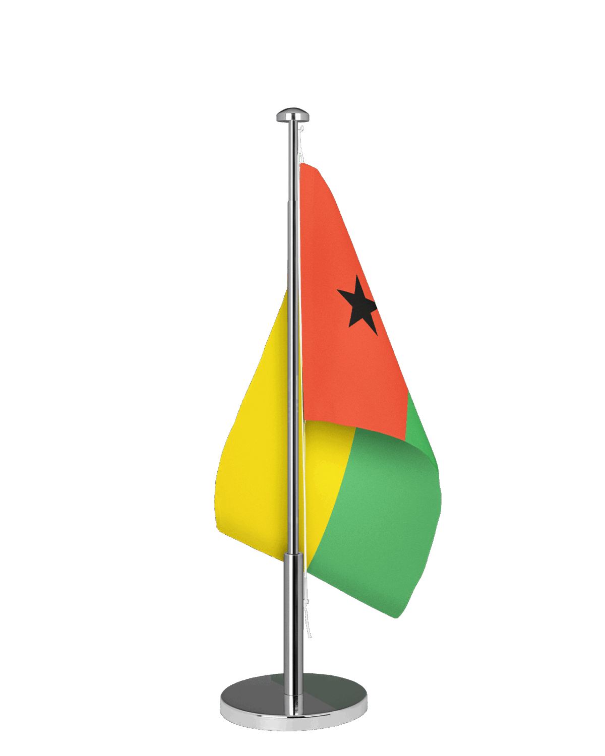 Guinea-Bissau Tischfahne