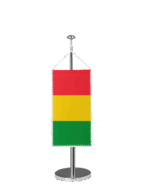 Guinea Tischbannerfahne