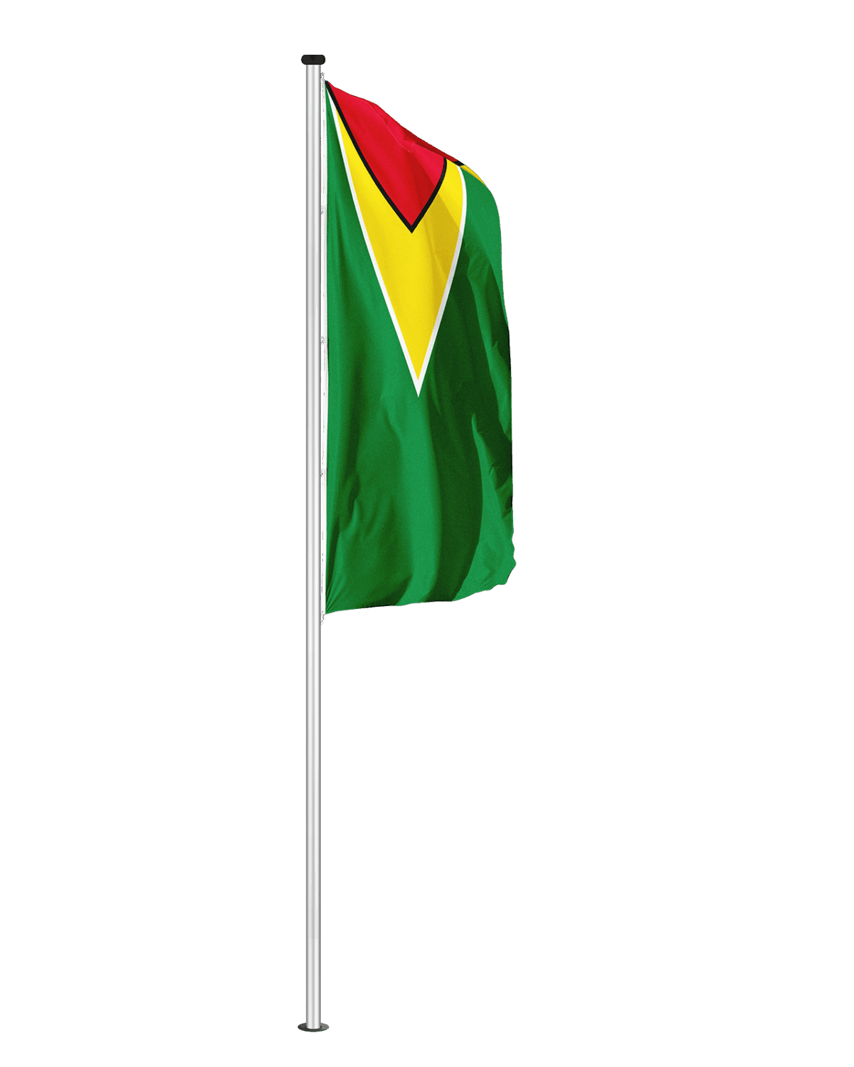 Guyana Hochformatfahne