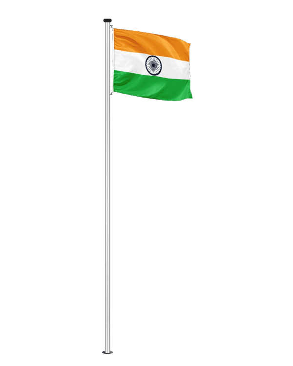 Indien Hissfahne