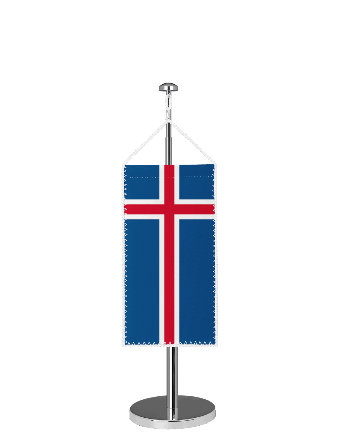 Island Tischbannerfahne