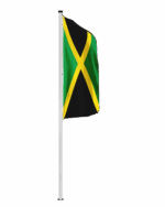 Jamaika Hochformatfahne