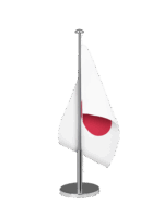 Japan Tischfahne