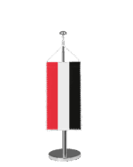 Jemen Tischbannerfahne