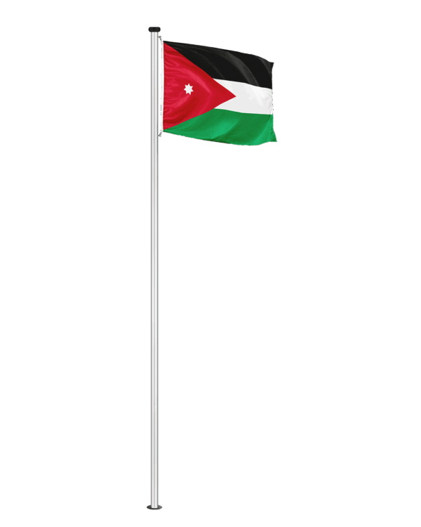 Jordanien Hissfahne