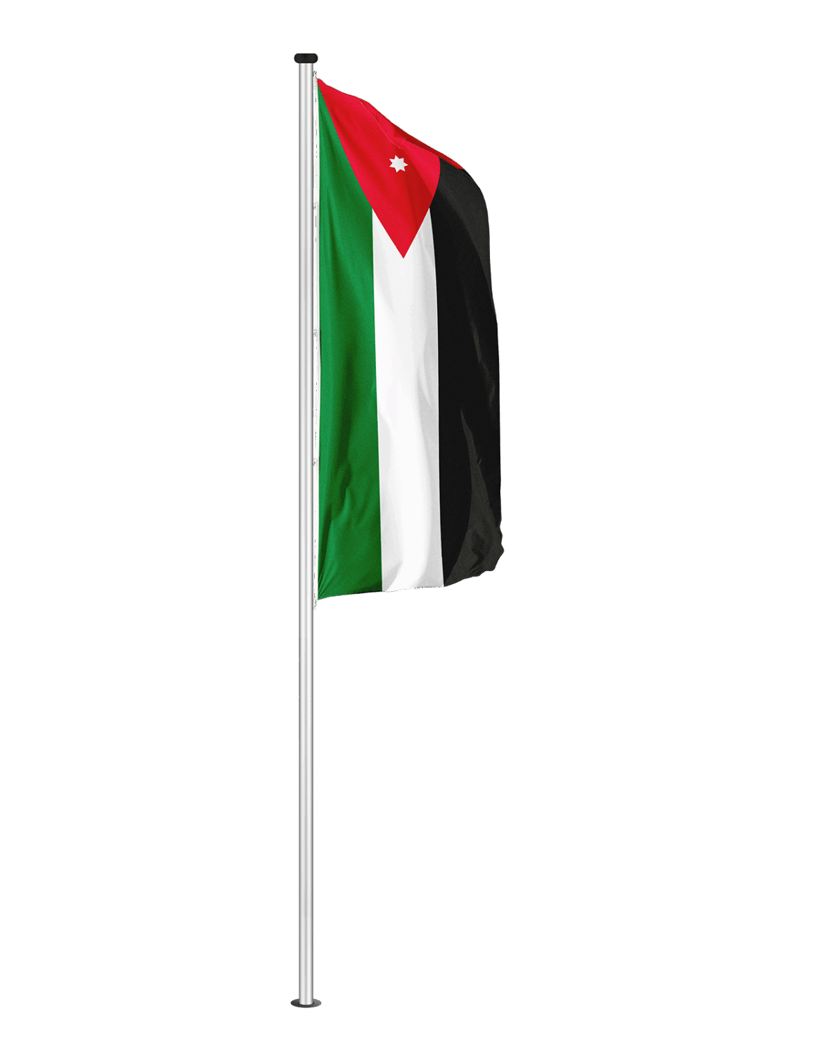 Jordanien Hochformatfahne