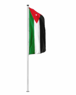 Jordanien Hochformatfahne