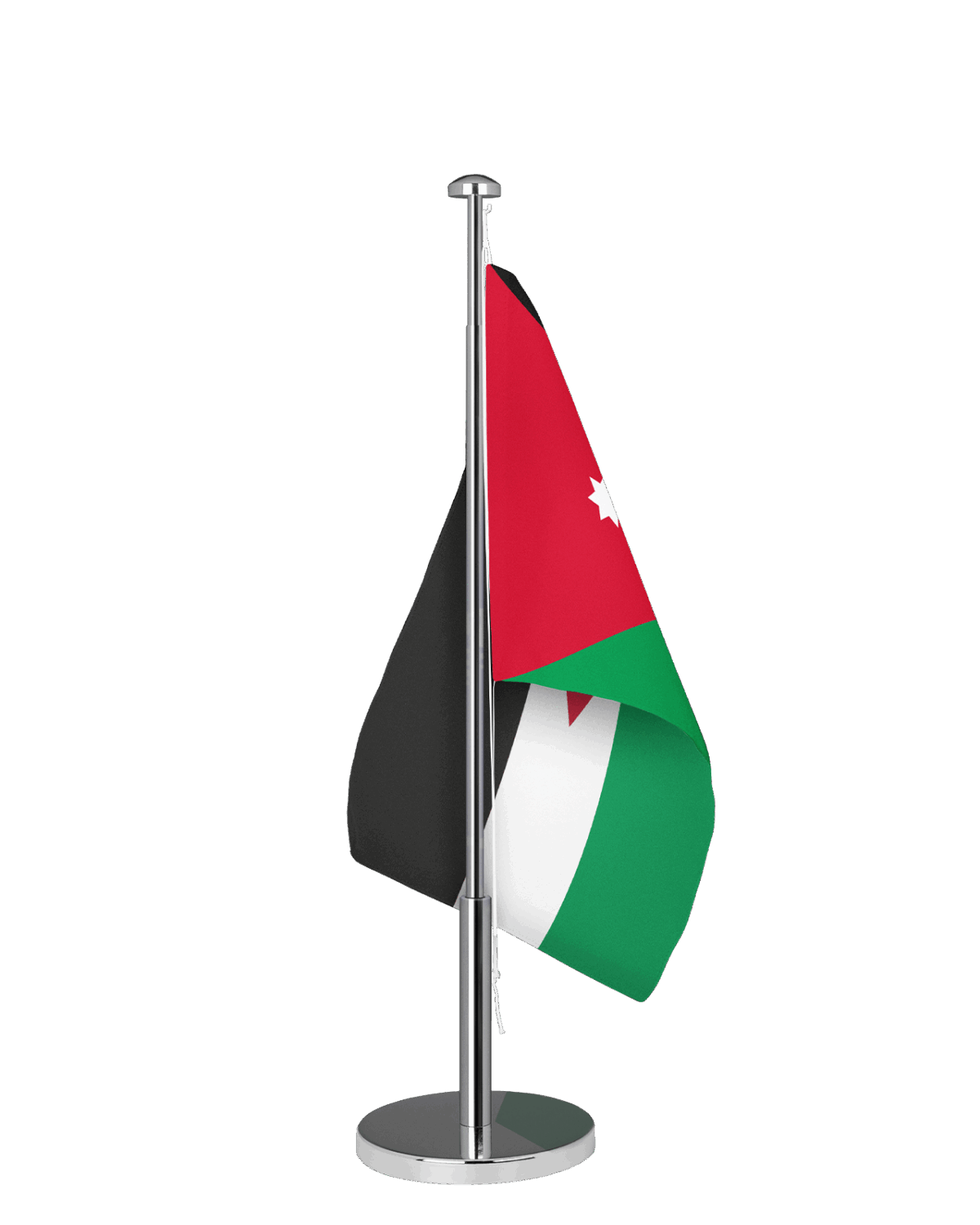 Jordanien Tischfahne