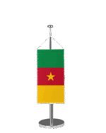 Kamerun Tischbannerfahne