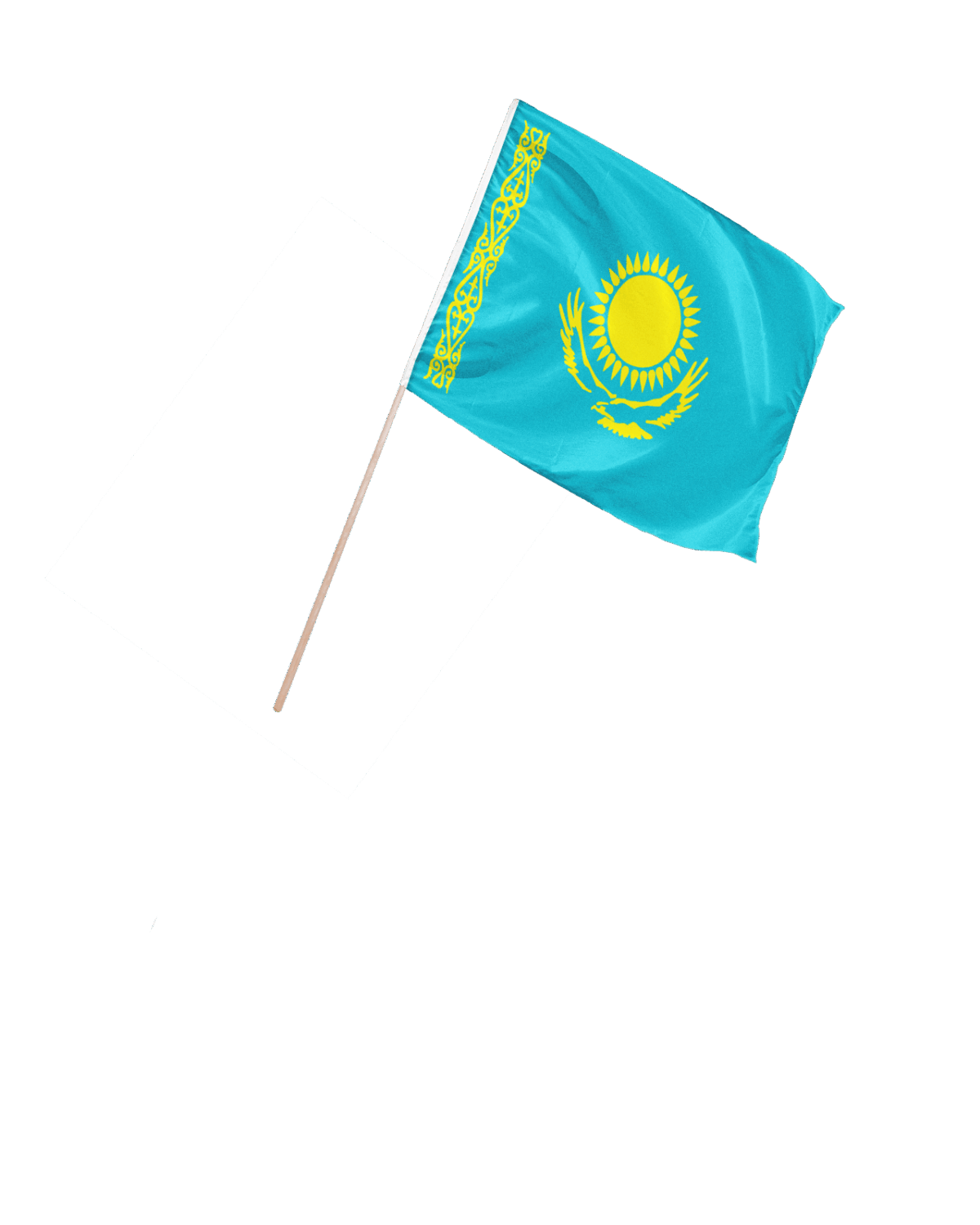 Kasachstan Kleinflagge