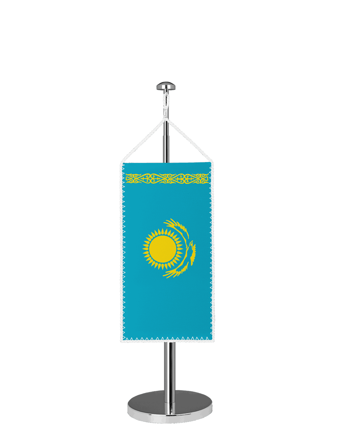 Kasachstan Tischbannerfahne