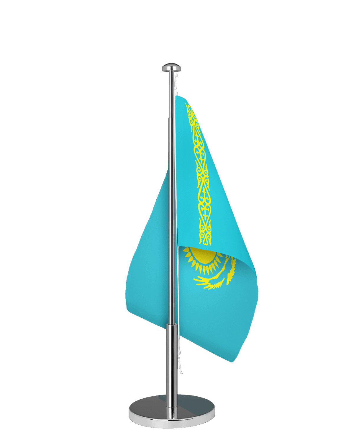 Kasachstan Tischfahne