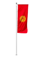 Kirgistan Auslegerfahne
