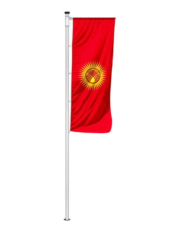 Kirgistan Auslegerfahne