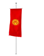 Kirgistan Bannerfahne