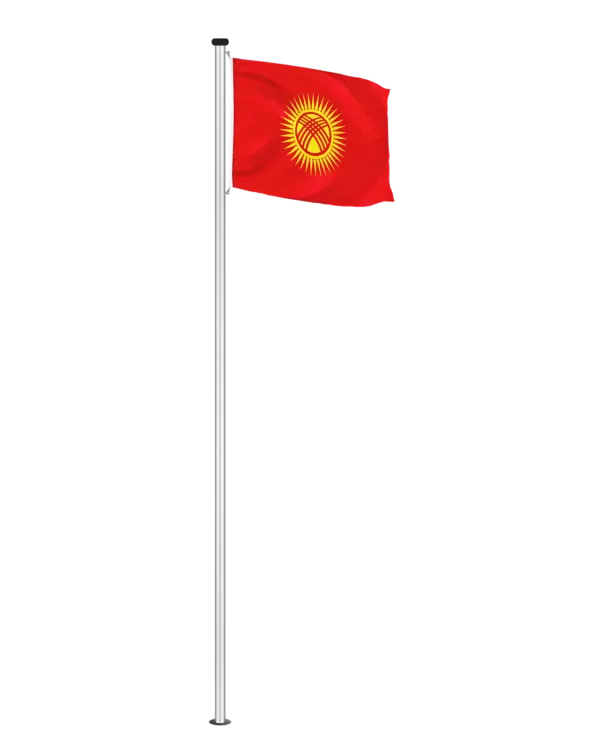 Kirgistan Hissfahne