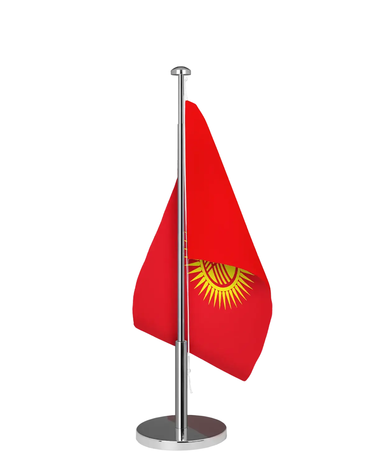 Kirgistan Tischfahne