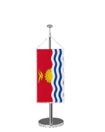 Kiribati Tischbannerfahne