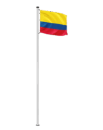 Kolumbien Tischbannerfahne