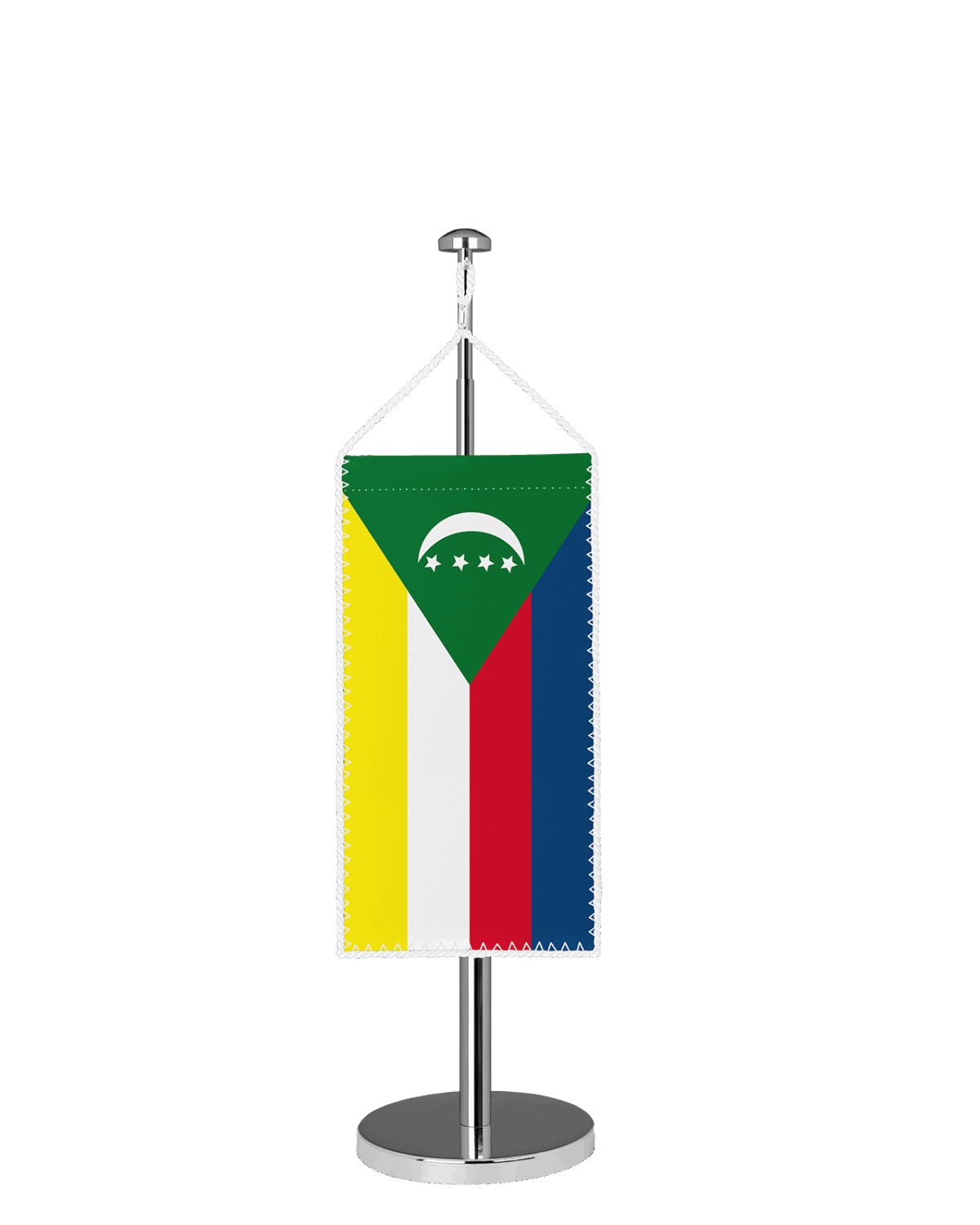 Komoren Tischbannerfahne