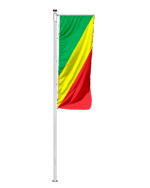 Kongo Brazzaville Auslegerfahne