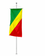 Kongo Brazzaville Bannerfahne