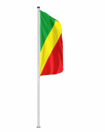 Kongo Brazzaville Hochformatfahne