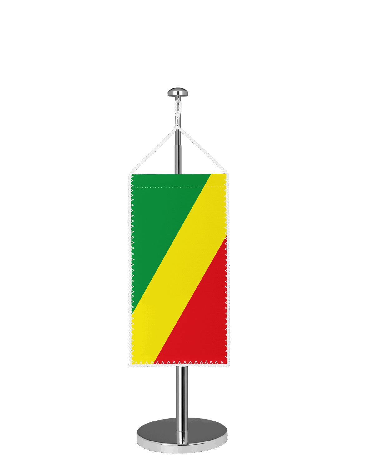 Kongo Brazzaville Tischbannerfahne