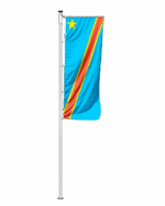 Kongo Kinshasa Auslegerfahne