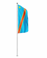 Kongo Kinshasa Hochformatfahne