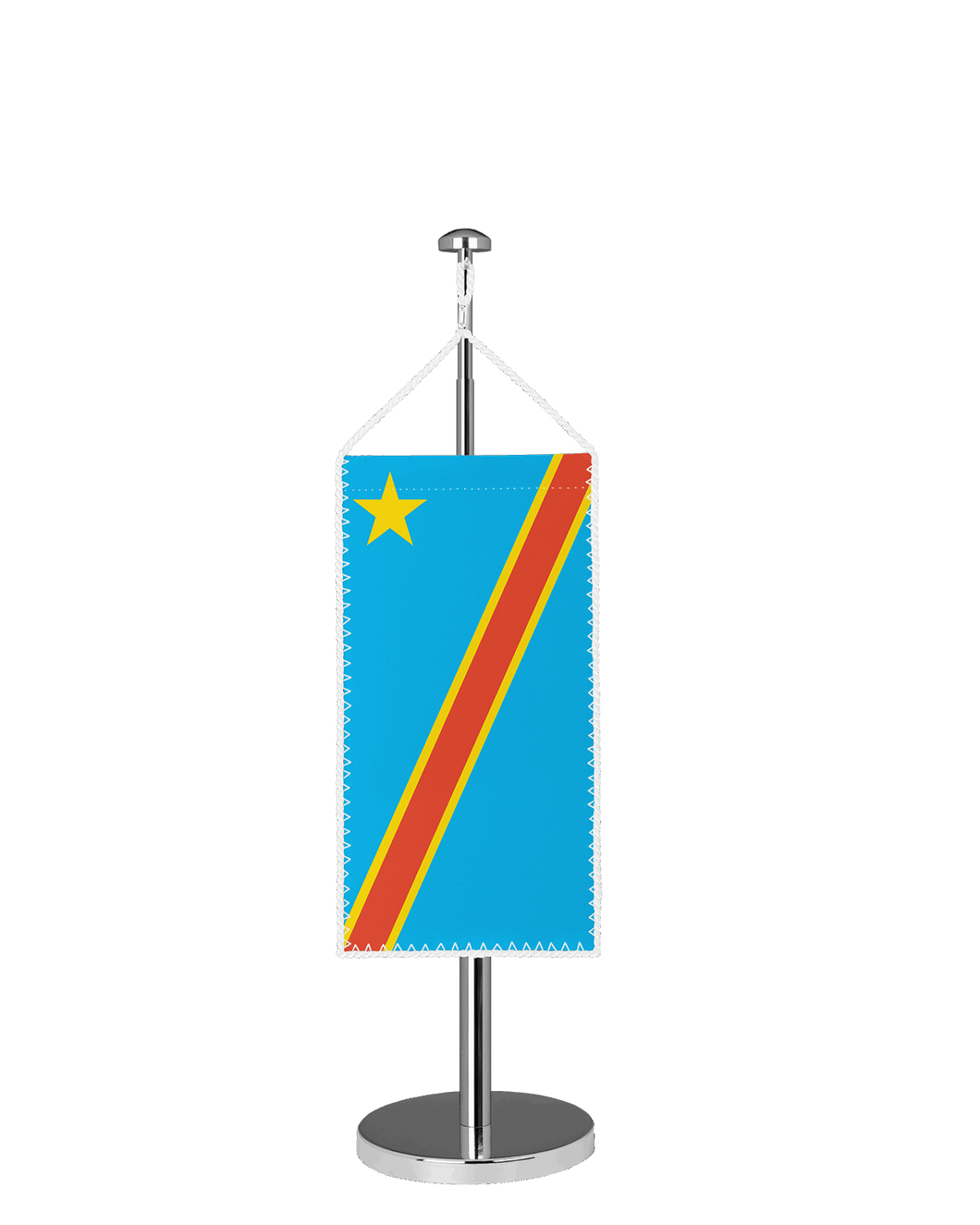 Kongo Kinshasa Tischbannerfahne
