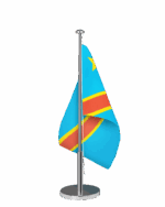 Kongo Kinshasa Tischfahne