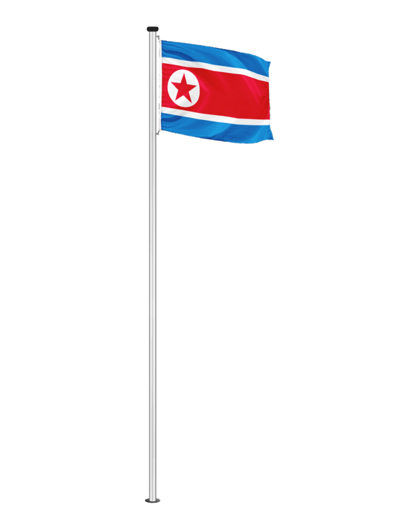 Korea Nord Hissfahne