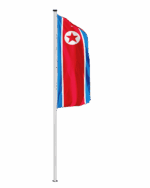 Korea Nord Hochformatfahne