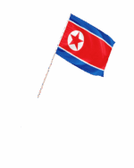 Korea Nord Kleinflagge