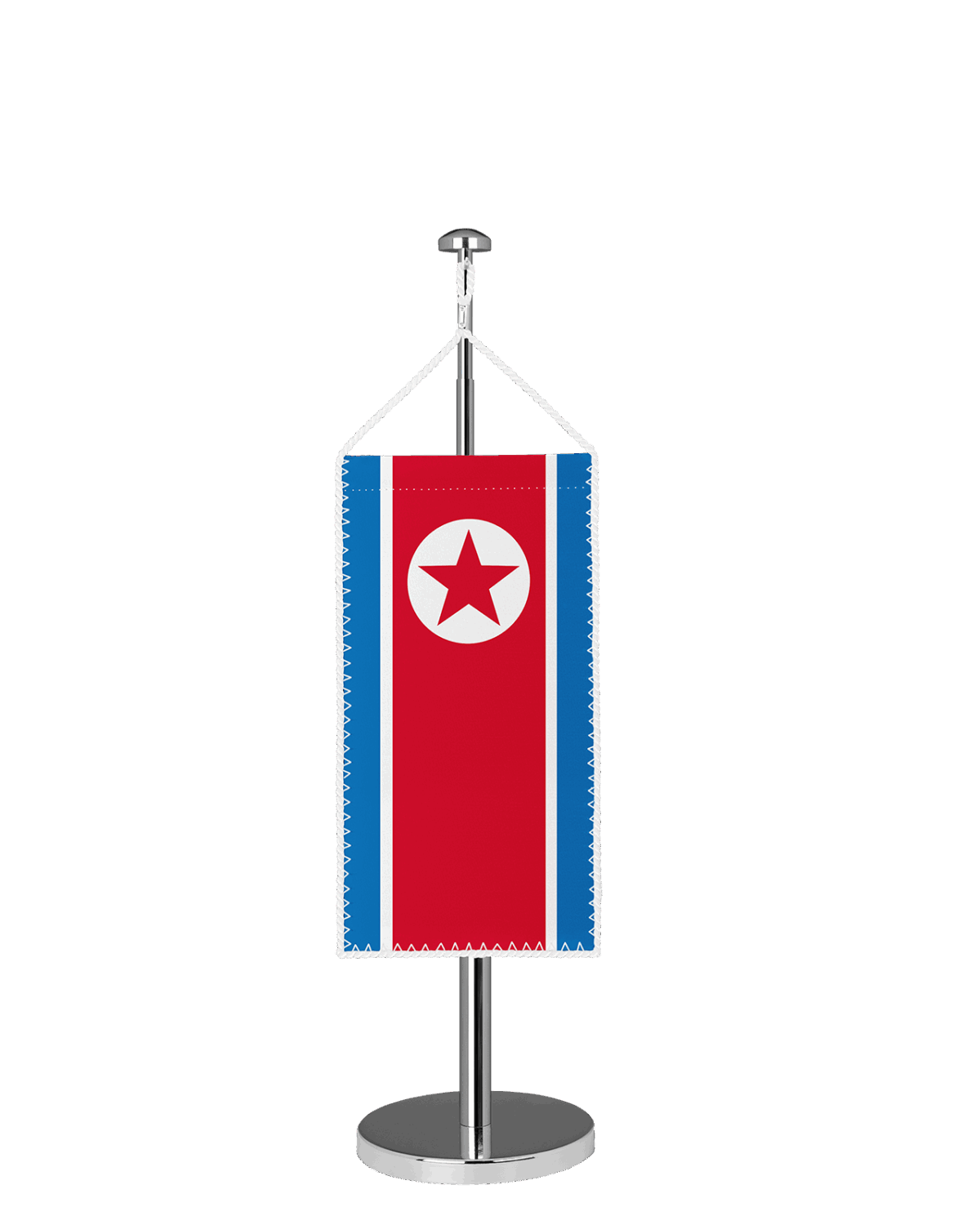 Korea Nord Tischbannerfahne