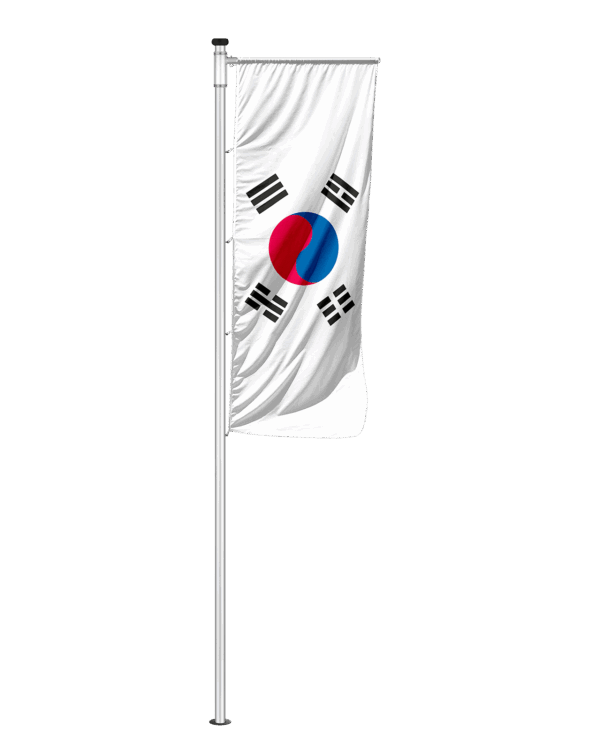 Korea Süd Auslegerfahne